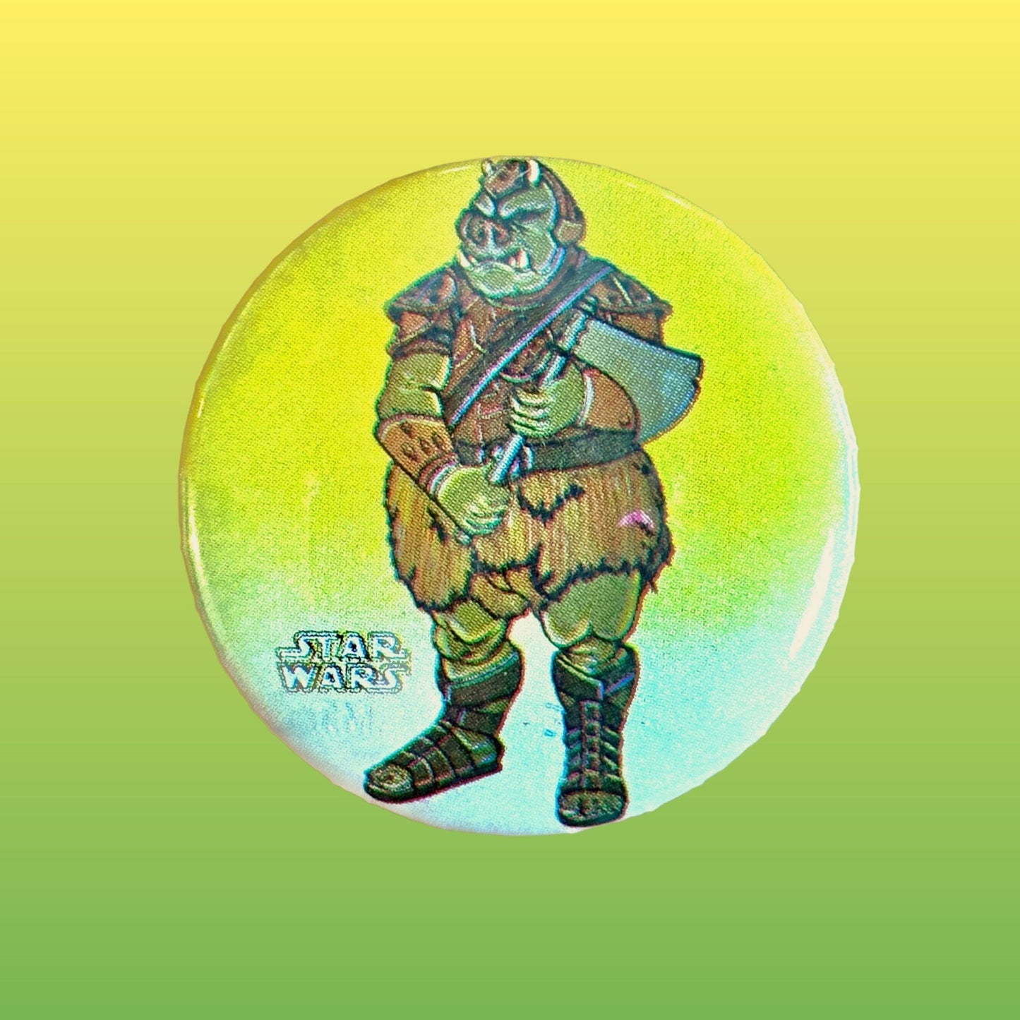 Star Wars: Gamorrean Guard Pinback Badge (Topps, 90s) - PopCultGang