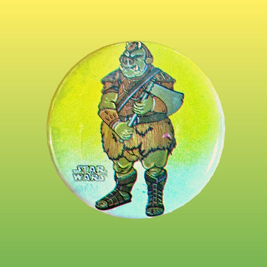 Star Wars: Gamorrean Guard Pinback Badge (Topps, 90s) - PopCultGang