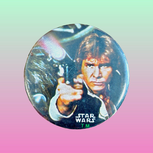 Star Wars: Han Solo Pinback Badge (90s) - PopCultGang