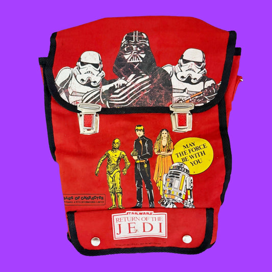 Star Wars: Return of The Jedi Red Shoulder Bag (80s) - PopCultGang