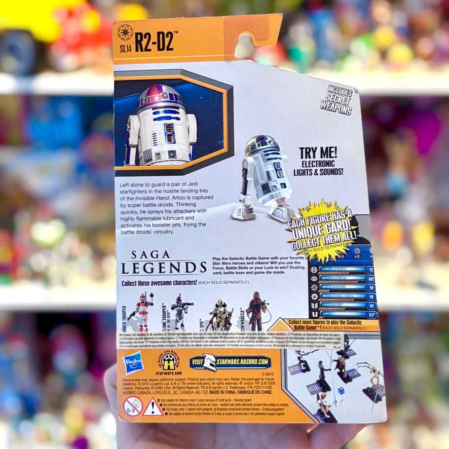 Star Wars: Saga Legends - R2D2 Action Figure (2010) - PopCultGang