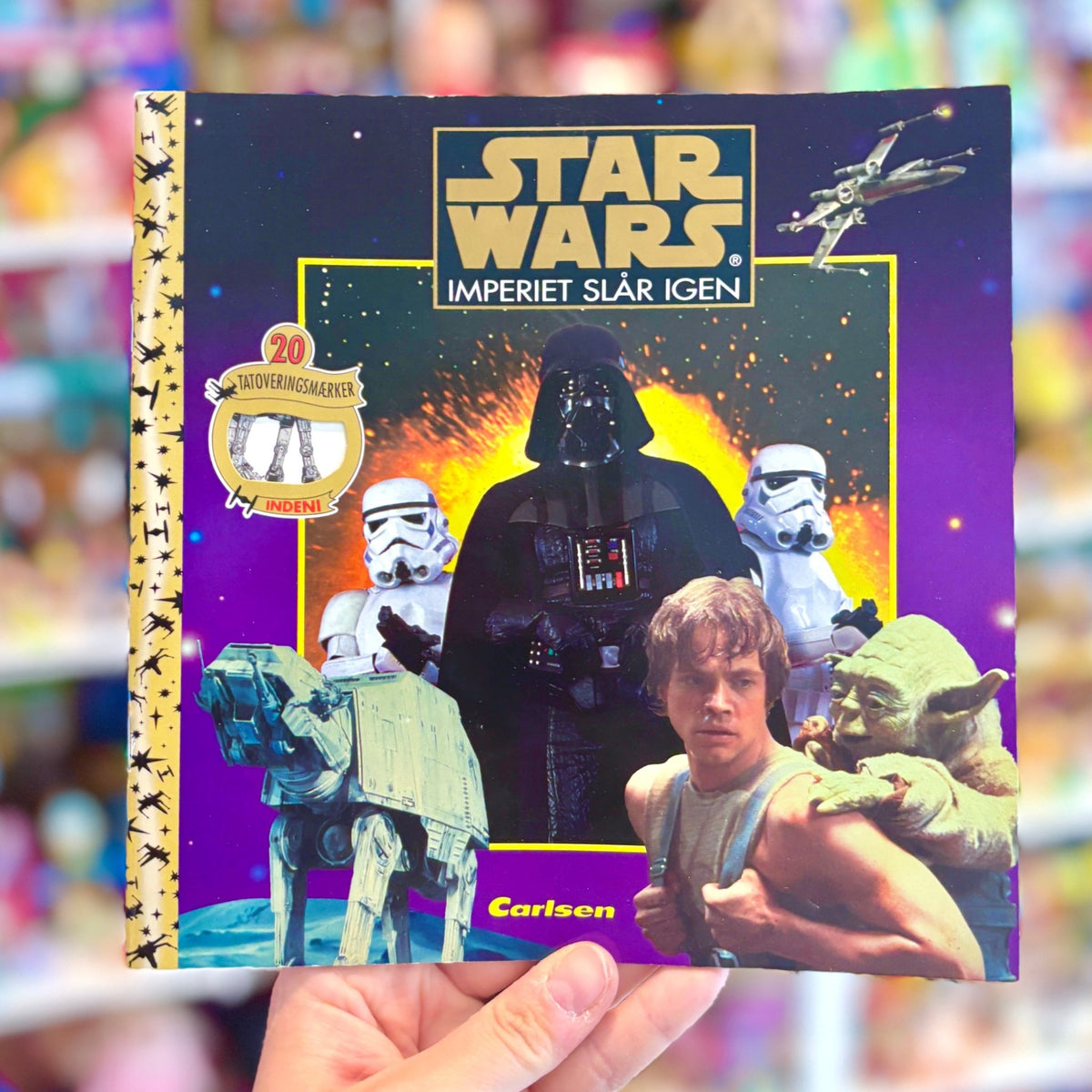 Star Wars: The Empire Strikes Back - Storybook With Tattoos (unused, danish version, 1997) - PopCultGang