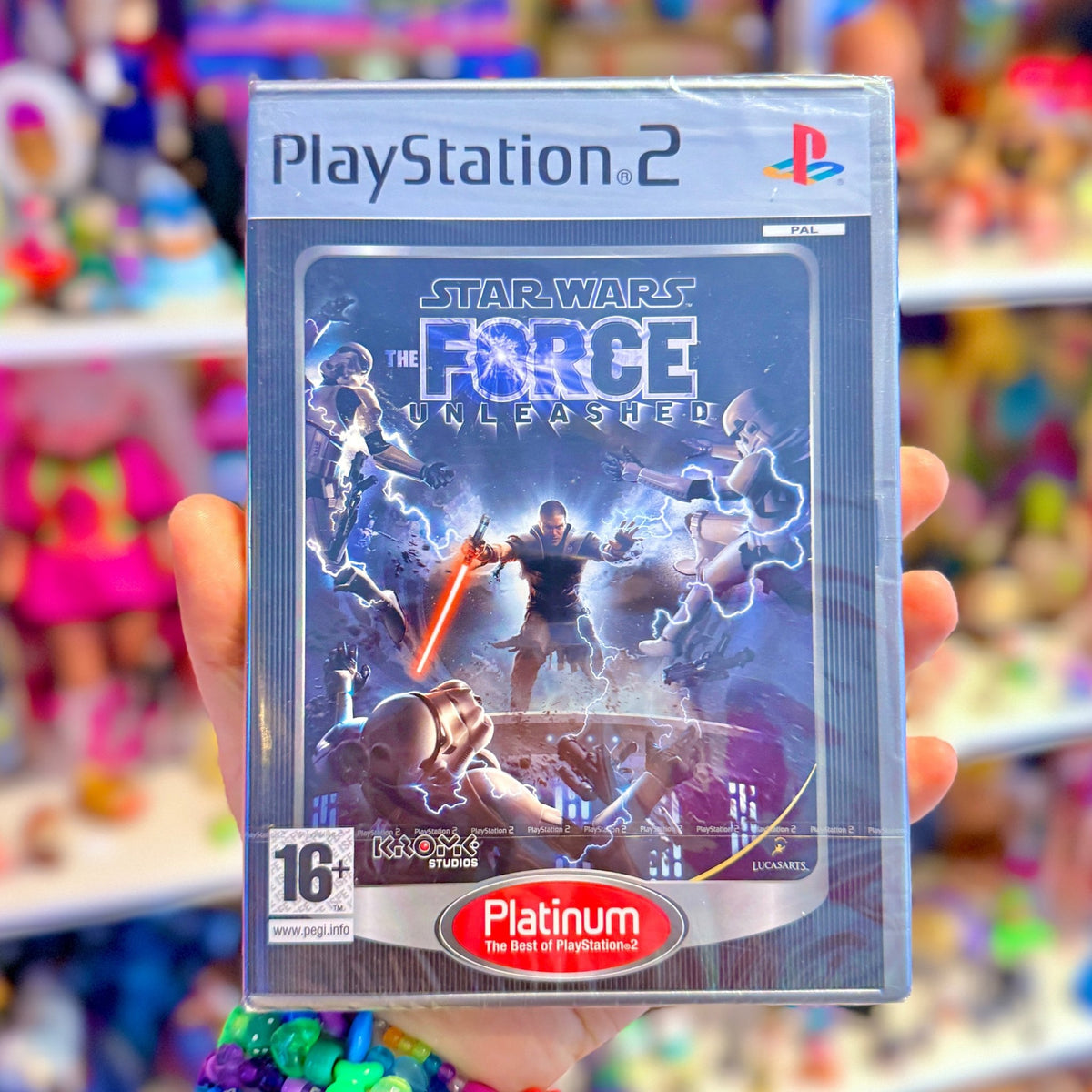 Star Wars: The Force Unleashed (SEALED, Platinum, PS2) - PopCultGang