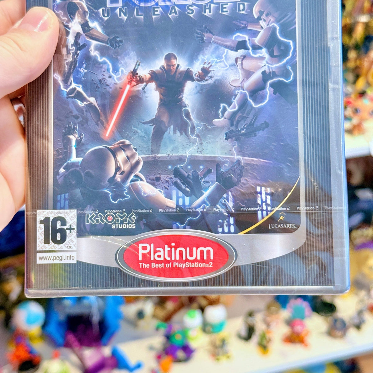 Star Wars: The Force Unleashed (SEALED, Platinum, PS2) - PopCultGang