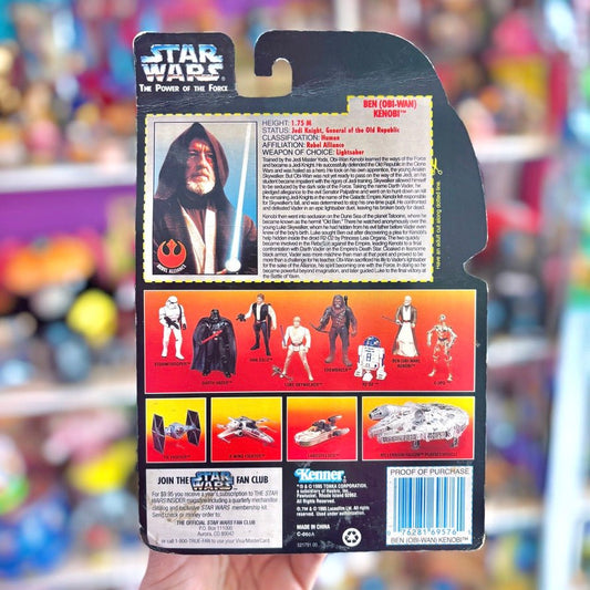 Star Wars: The Power of The Force - Ben (Obi - Wan) Kenobi Action Figure (Kenner, 90s) - PopCultGang