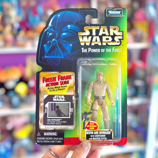Star Wars: The Power of The Force - Bespin Luke Skywalker Action Figure (Kenner, 90s) - PopCultGang