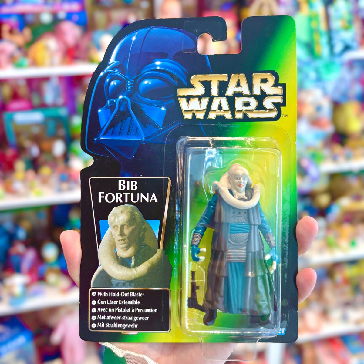 Star Wars: The Power of The Force - Bib Fortuna Action Figure (MOC, Kenner, 1997) - PopCultGang