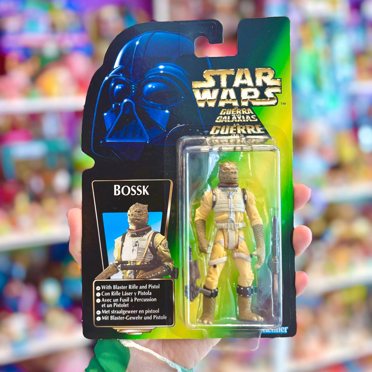 Star Wars: The Power of The Force - Bossk Action Figure (MOC, Kenner, 1997) - PopCultGang