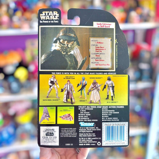Star Wars: The Power of The Force - Lando Calrissian As Skiff Guard Action Figure (Kenner, 90s) - PopCultGang