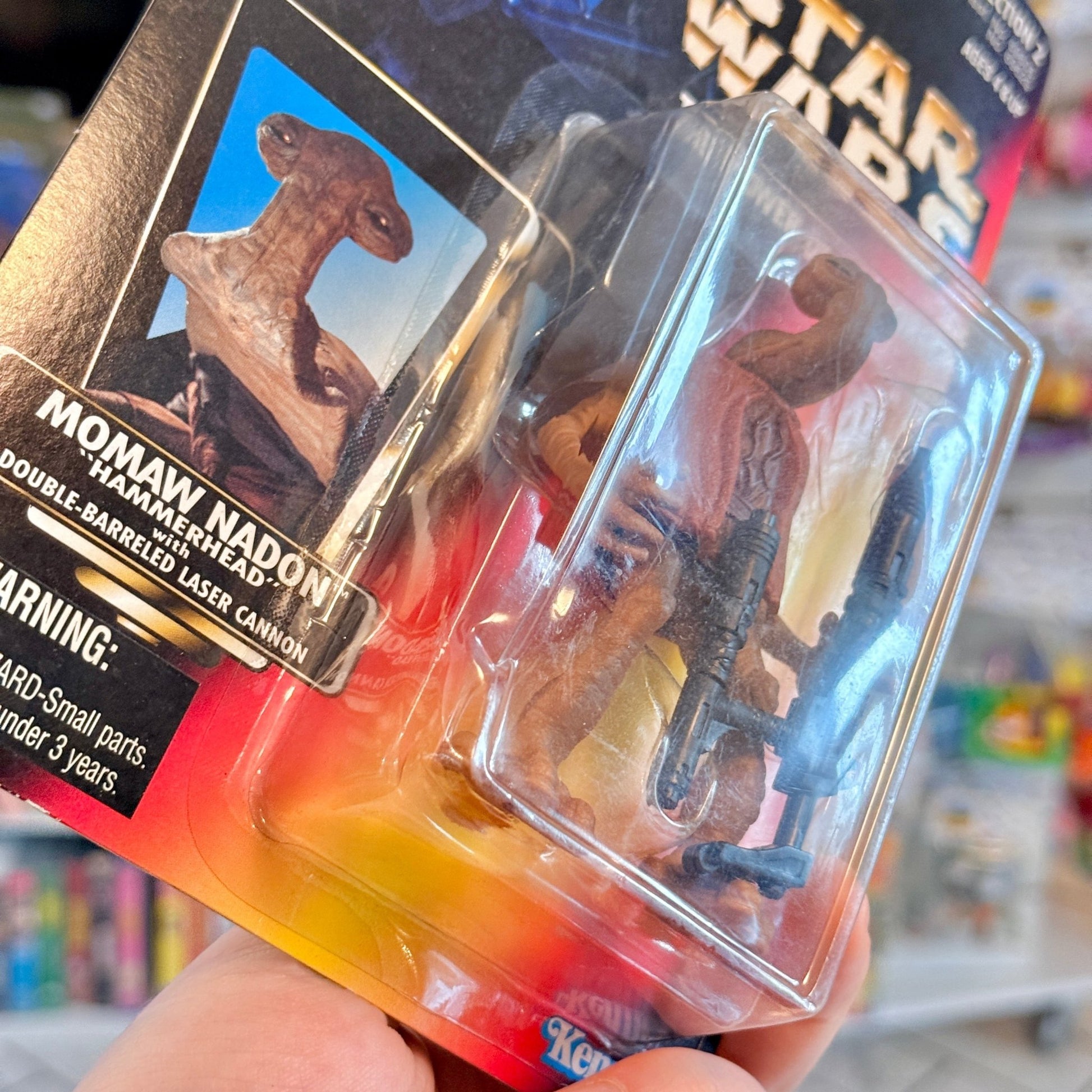 Star Wars: The Power of The Force - Momaw Nadon Hammerhead Action Figure (MOC, 1995) - PopCultGang