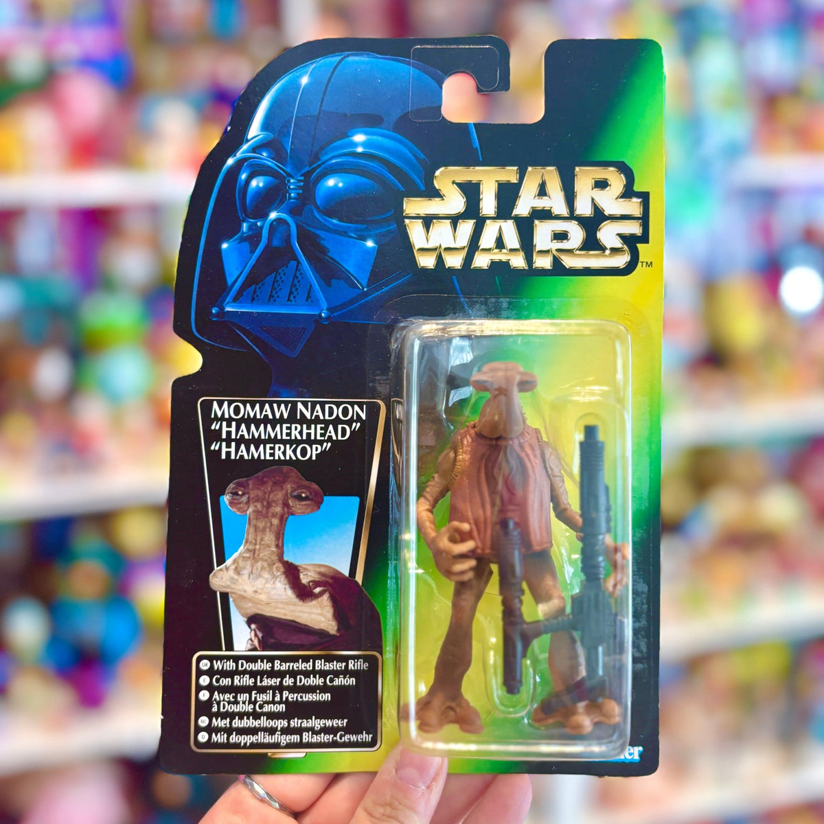 Star Wars: The Power of The Force - Momaw Nadon Hammerhead Action Figure (MOC, 1995) - PopCultGang