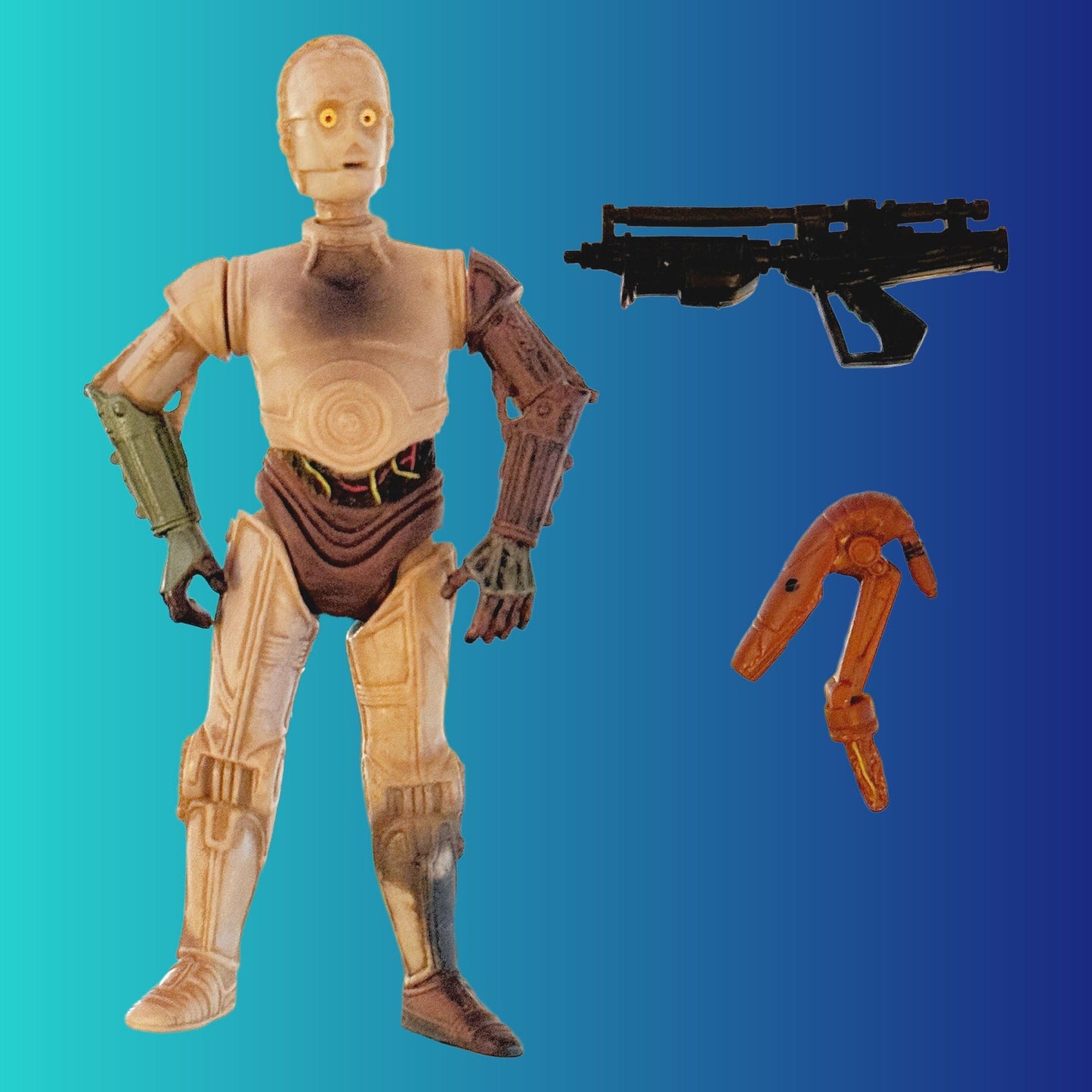 Star Wars:30th Anniversary Collection - C - 3PO With Battle Droid Head Action Figure (2007) - PopCultGang