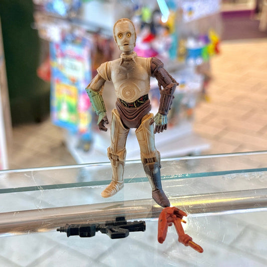 Star Wars:30th Anniversary Collection - C - 3PO With Battle Droid Head Action Figure (2007) - PopCultGang