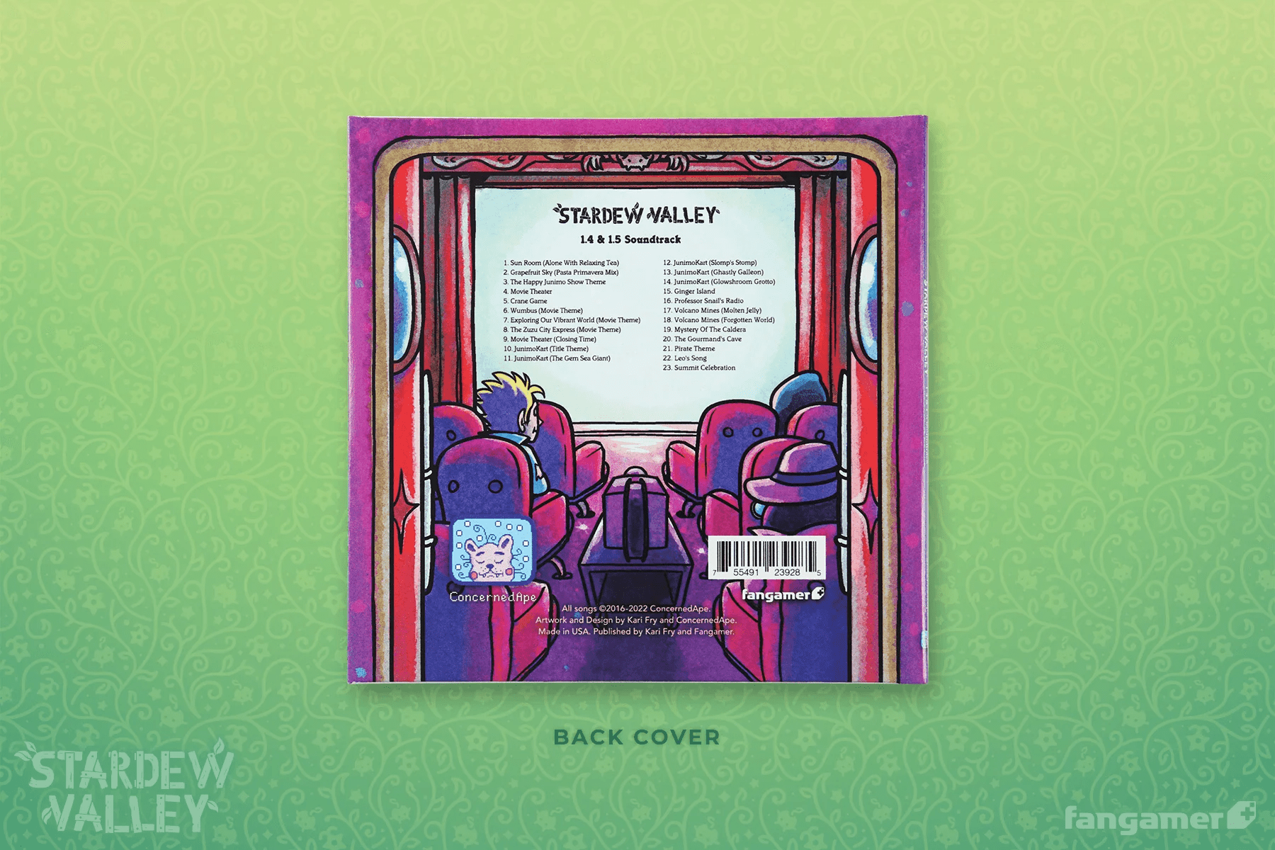 Stardew Valley 1.4 & 1.5 CD Soundtrack (Fangamer) - PopCultGang