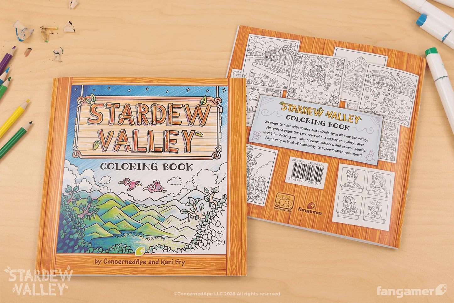 Stardew Valley Coloring Book (Fangamer) - PopCultGang
