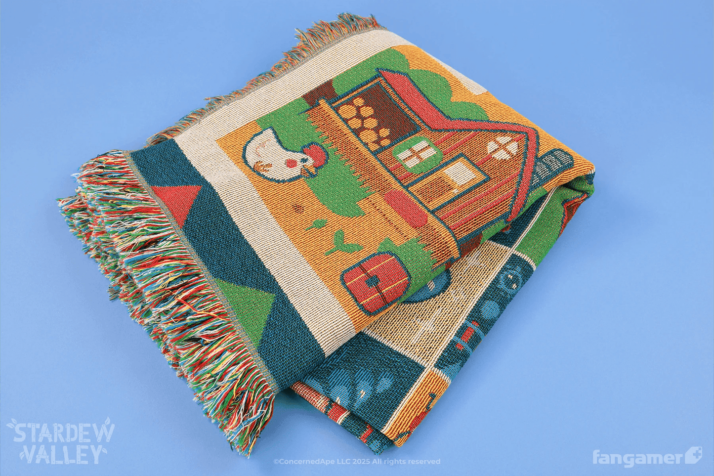 Stardew Valley: Farmhouse Patchwork Throw Blanket (Fangamer) - PopCultGang