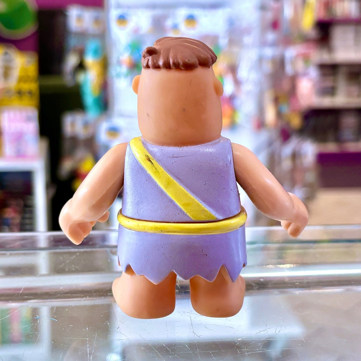Ston Era: Barney Rubble Bootleg Figure - The Flintsones Fake Figure (80s) - PopCultGang