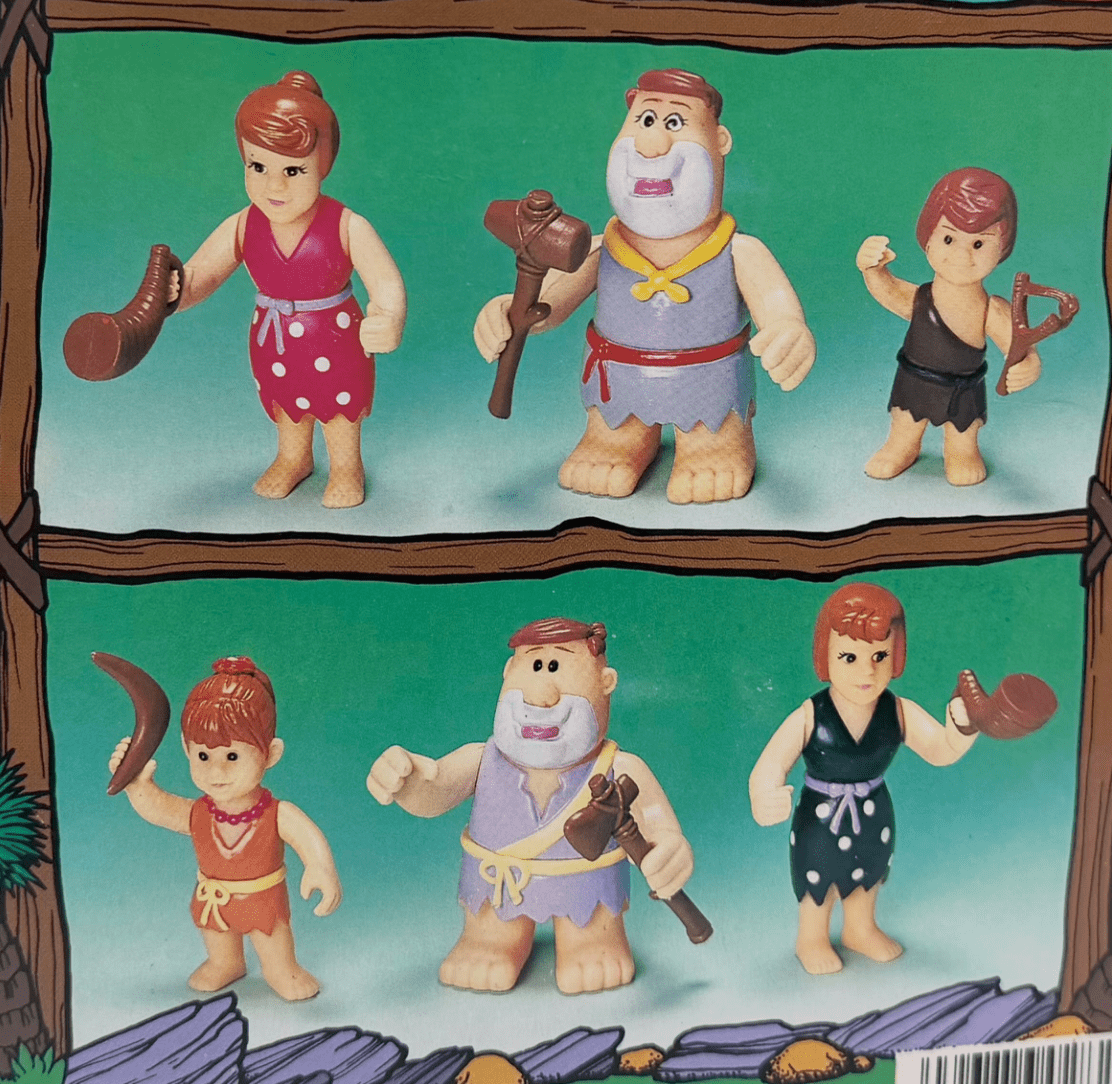 Ston Era: Barney Rubble Bootleg Figure - The Flintsones Fake Figure (80s) - PopCultGang