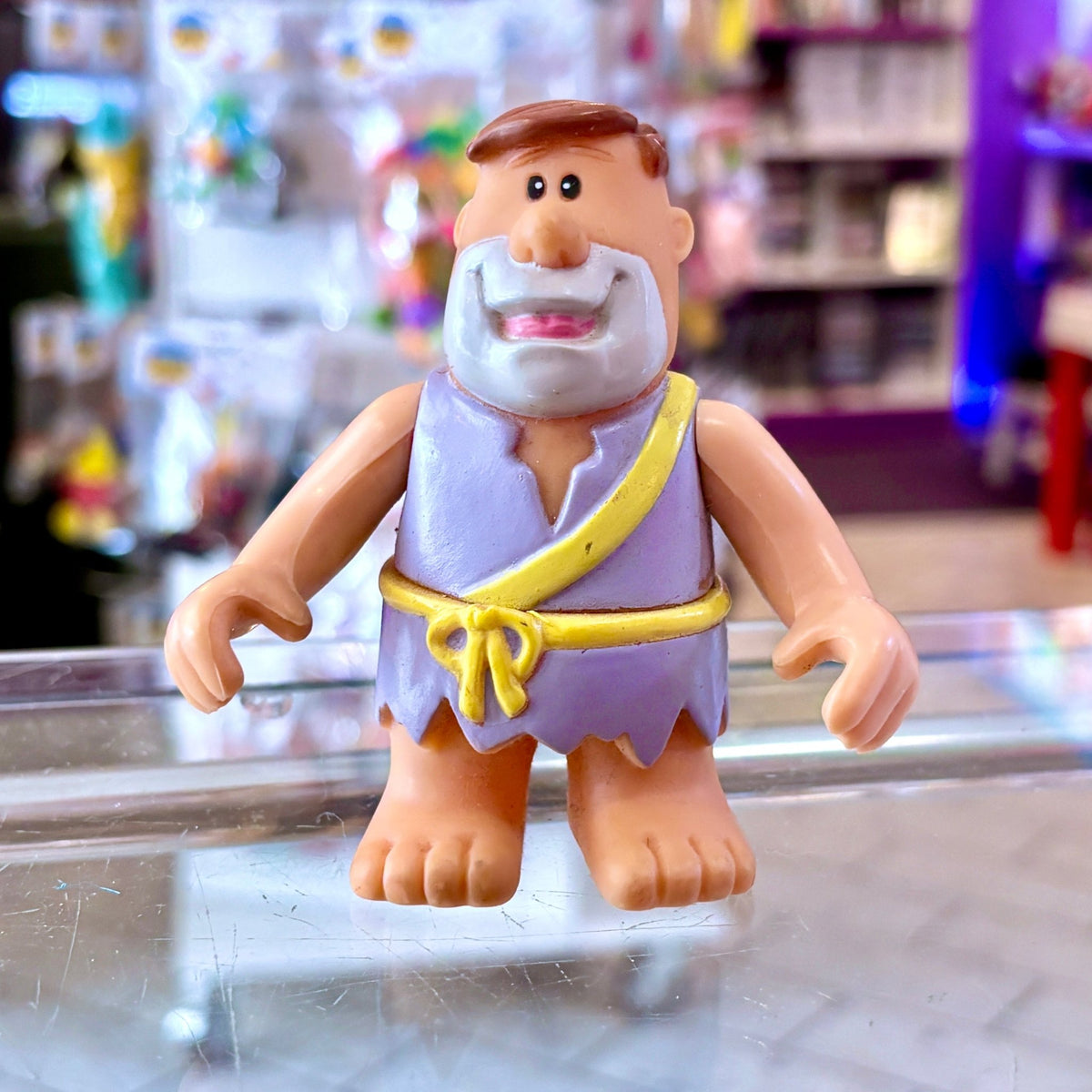 Ston Era: Barney Rubble Bootleg Figure - The Flintsones Fake Figure (80s) - PopCultGang