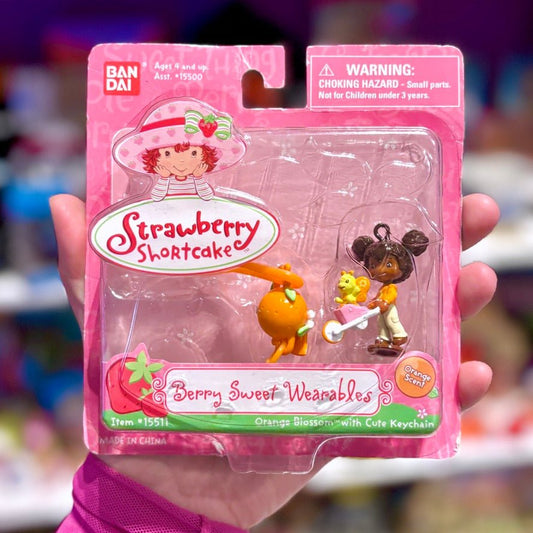 Strawberry Shortcake: Orange Blossom Figure With Cute Keychain (Bandai, 2003) - PopCultGang