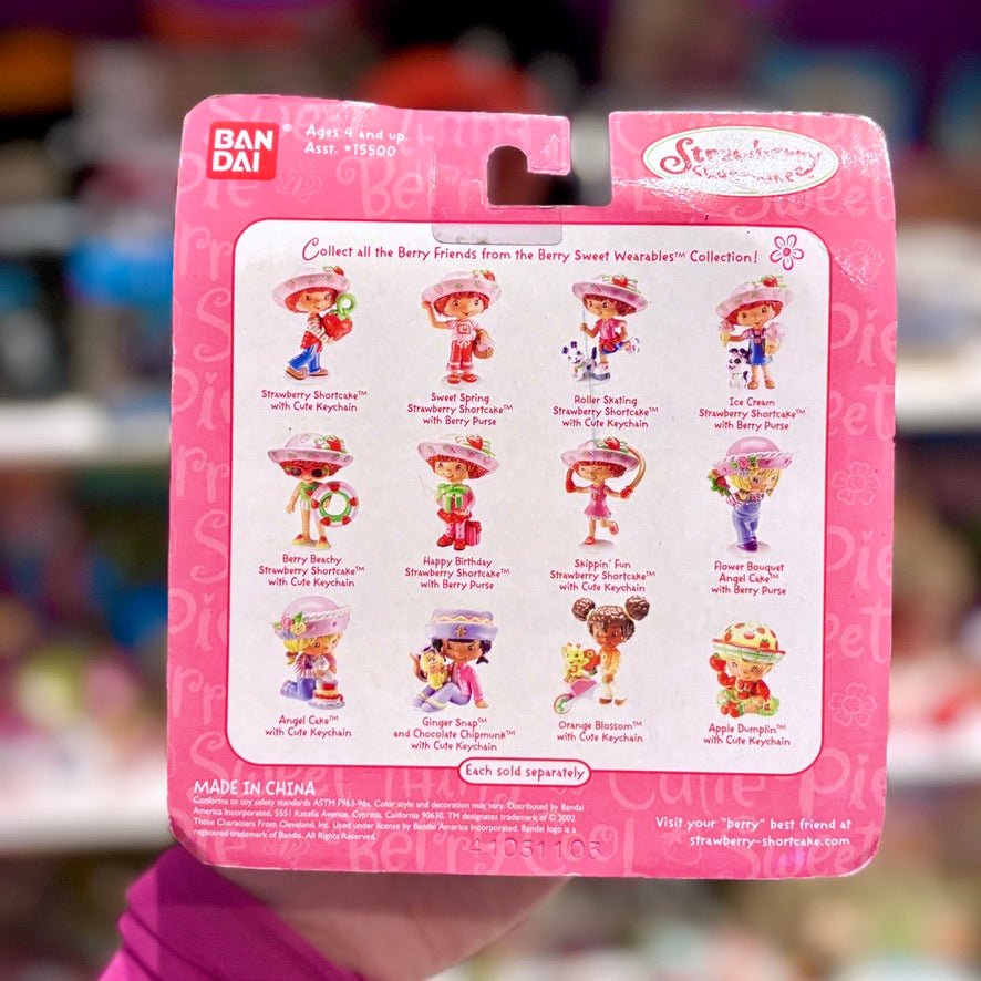 Strawberry Shortcake: Sweet Spring Strawberry Shortcake Figure With Berry Puse (Bandai, 2003) - PopCultGang