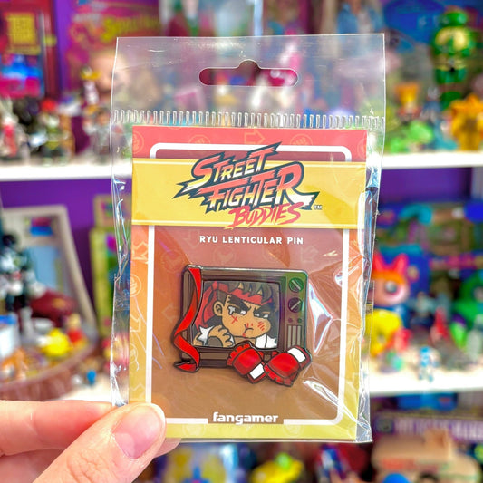 Street Fighter Buddies: Ryu Lenticular Pin (Fangamer) - PopCultGang