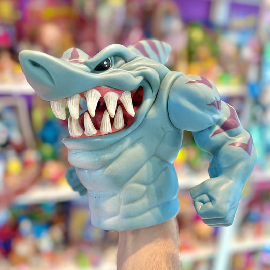 Street Sharks: Blades / Streex Rubber Hand Puppet (Mattel, 90s) - PopCultGang