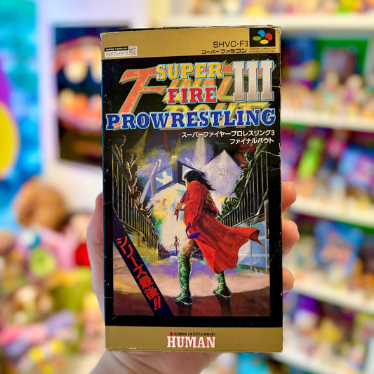 Super Fire Pro Wrestling 3 (Super Famicom, CIB) - PopCultGang