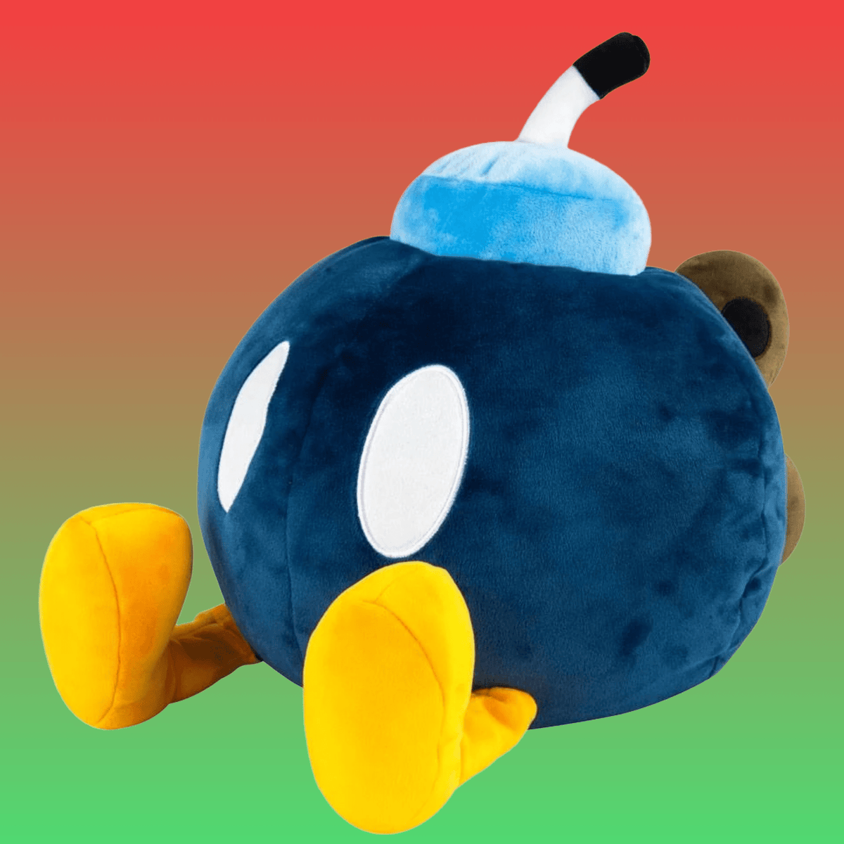 Super Mario: Bob-omb Mocchi-Mocchi Mega Plush 38 cm (Nintendo) - PopCultGang