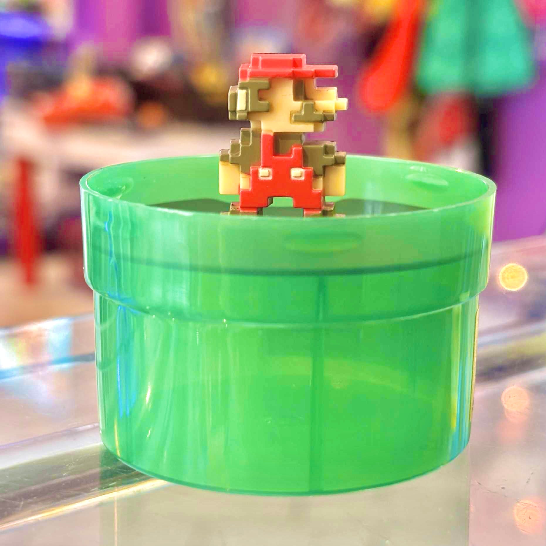 Super Mario Bros: Mario 8 - Bit Collectible Coffee Figure (Dydo, Japan Exclusive, Nintendo, 2015) - PopCultGang