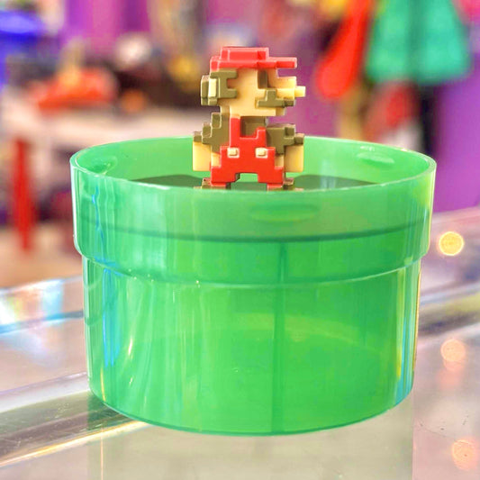 Super Mario Bros: Mario 8 - Bit Collectible Coffee Figure (Dydo, Japan Exclusive, Nintendo, 2015) - PopCultGang