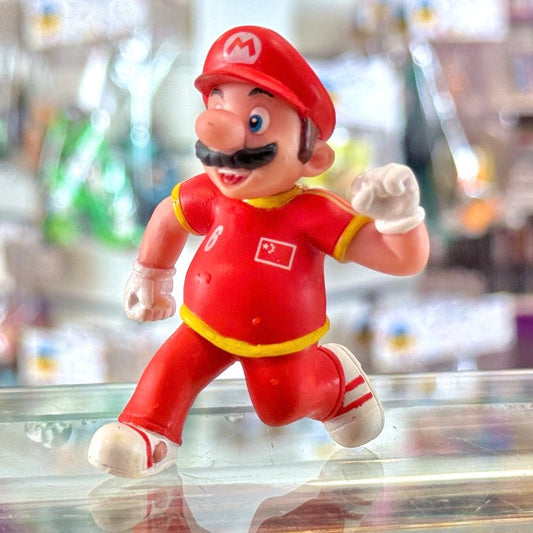 Super Mario Bros. - Mario Football Collectible PVC Figure (Nintendo, 2000s) - PopCultGang