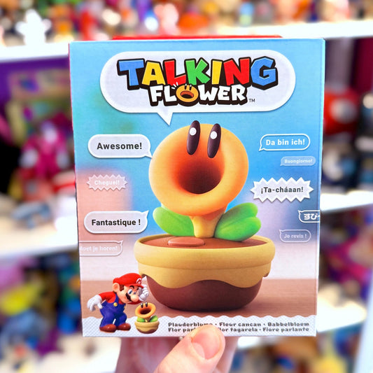Super Mario Bros. Talking Flower Figure (Nintendo) - PopCultGang