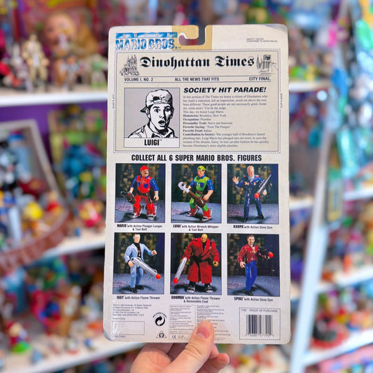 Super Mario Bros.: The Movie - Luigi Action Figure (Nintendo, 1993) - PopCultGang