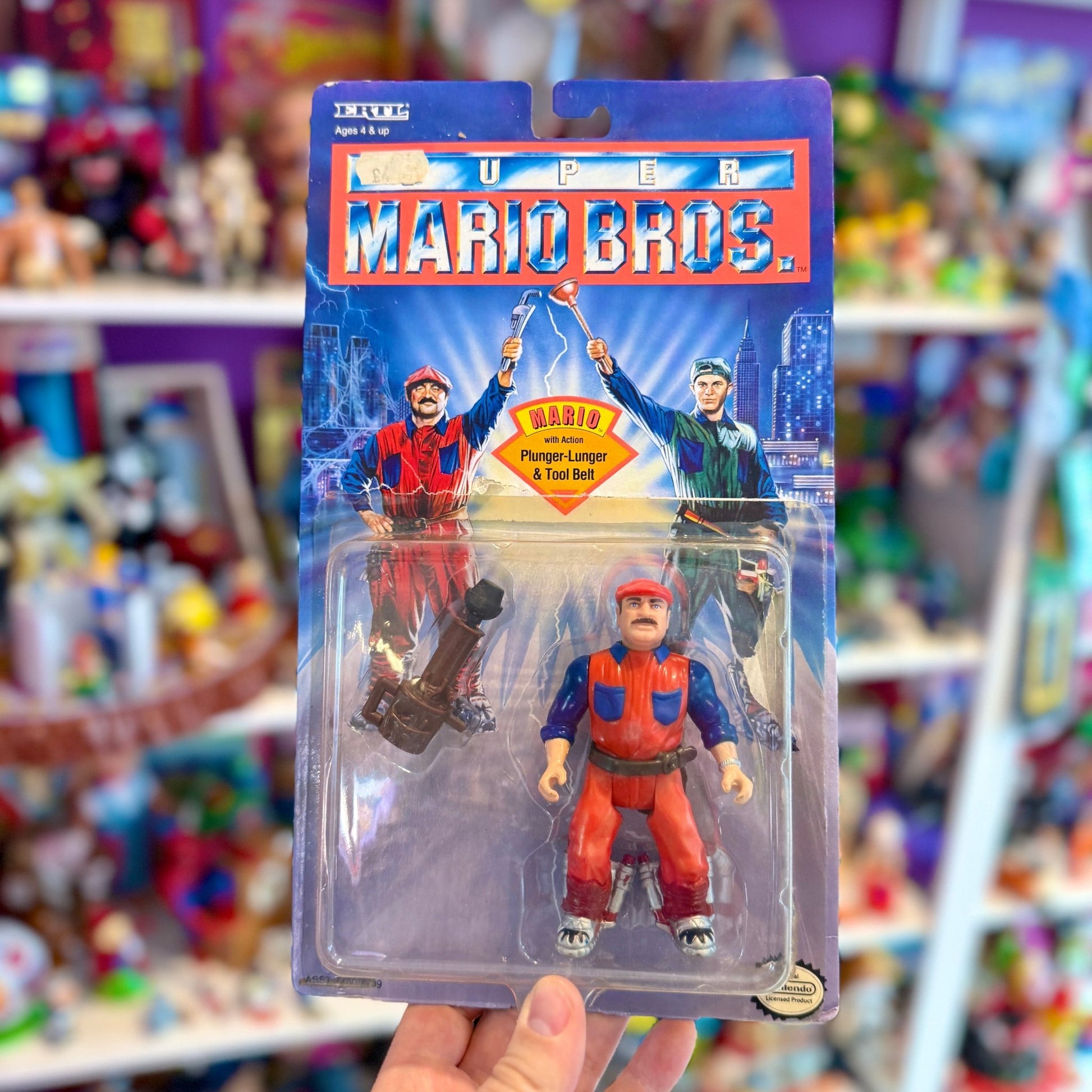 Super Mario Bros.: The Movie - Mario Action Figure (Nintendo, 1993) - PopCultGang