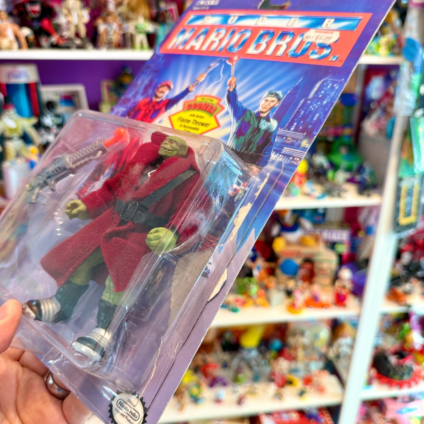Super Mario Bros.: The Movie - The Lethal Goomba Action Figure (Nintendo, 1993) - PopCultGang