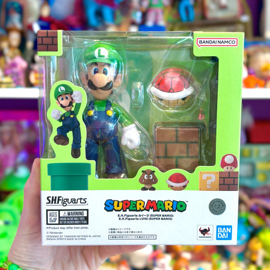 Super Mario: Luigi 11 cm Action Figure (Bandai) - PopCultGang
