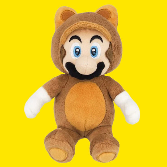 Super Mario: Mario Tanooki Plush (Nintendo) - PopCultGang