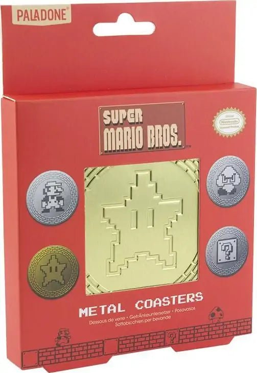 Super Mario Metal Coasters - PopCultGang