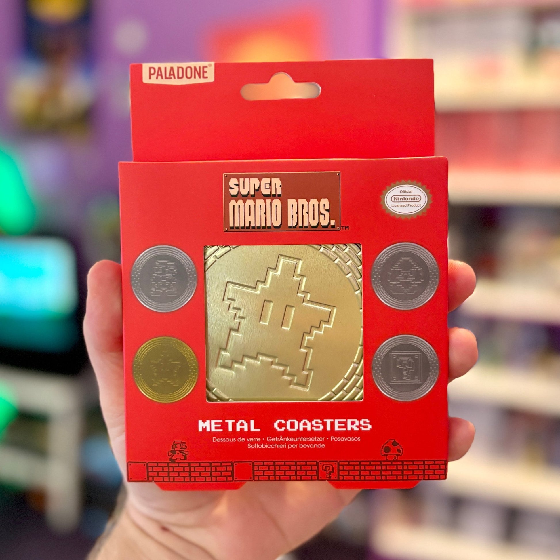 Super Mario Metal Coasters - PopCultGang