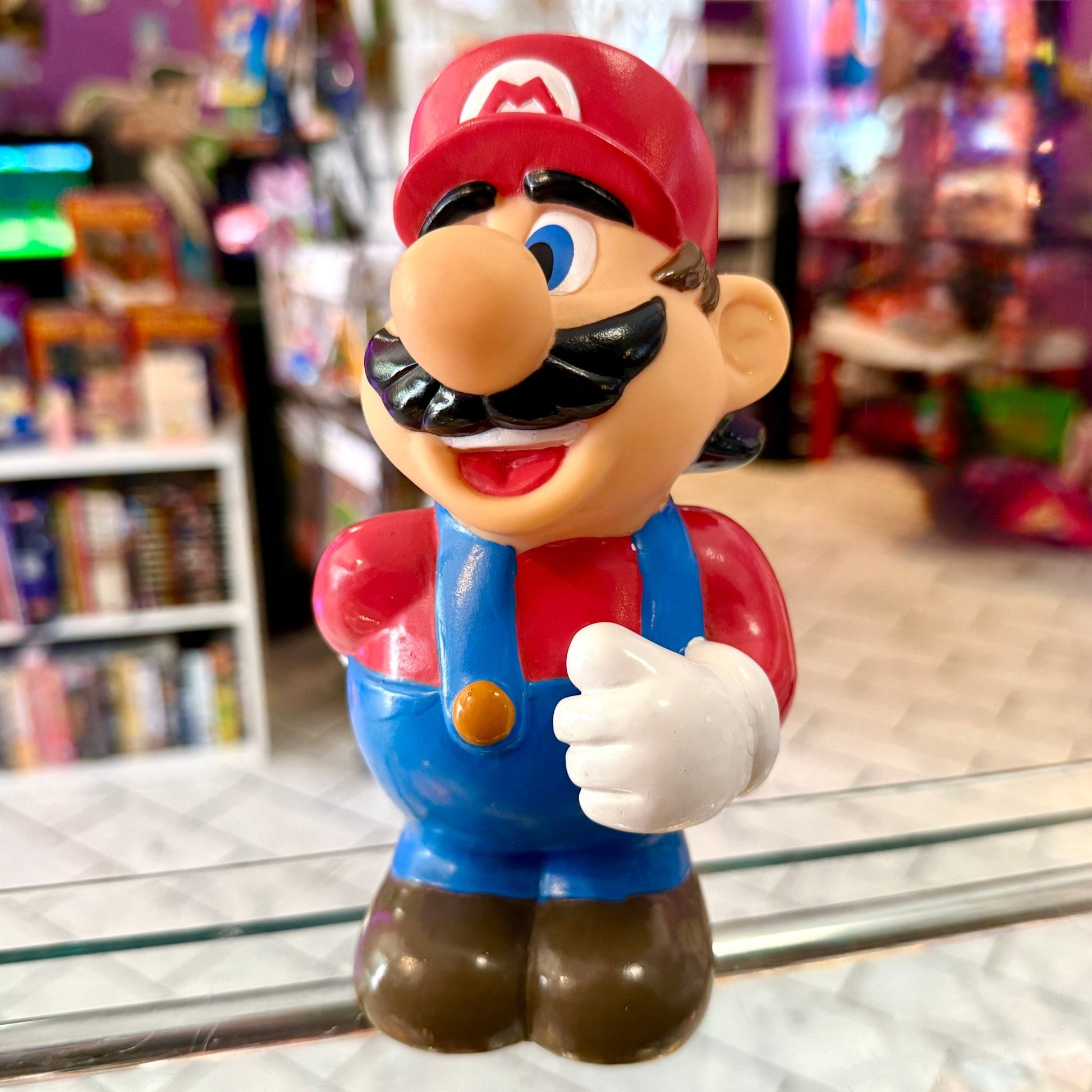 Super Mario Rubber 17cm Figure (Grosvenor, Nintendo, 1992) - PopCultGang