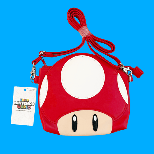 Super Nintendo World Japan: Super Mario Mushroom Shoulder Bag Pouch - PopCultGang