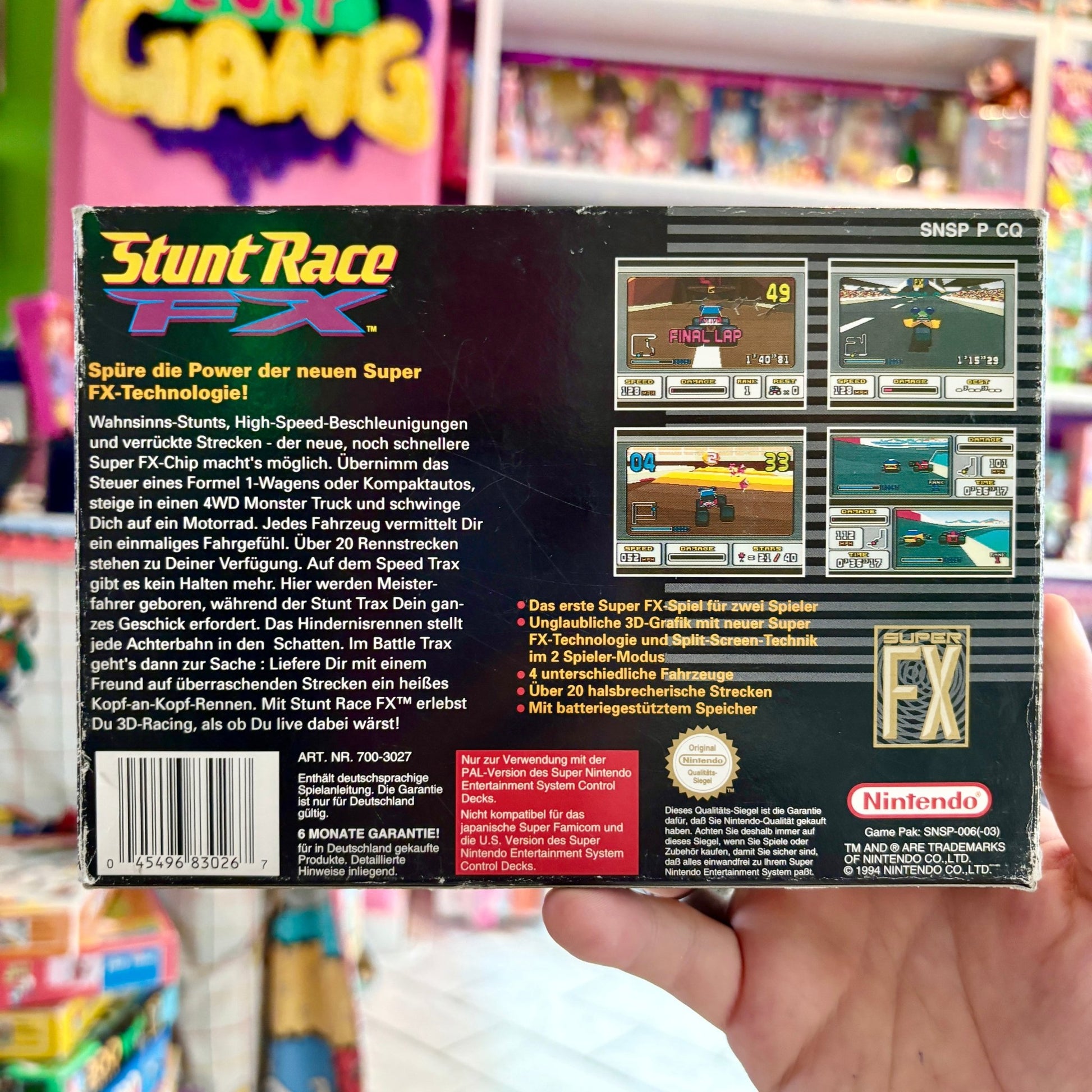 Super Race FX (SNES, CIB) - PopCultGang