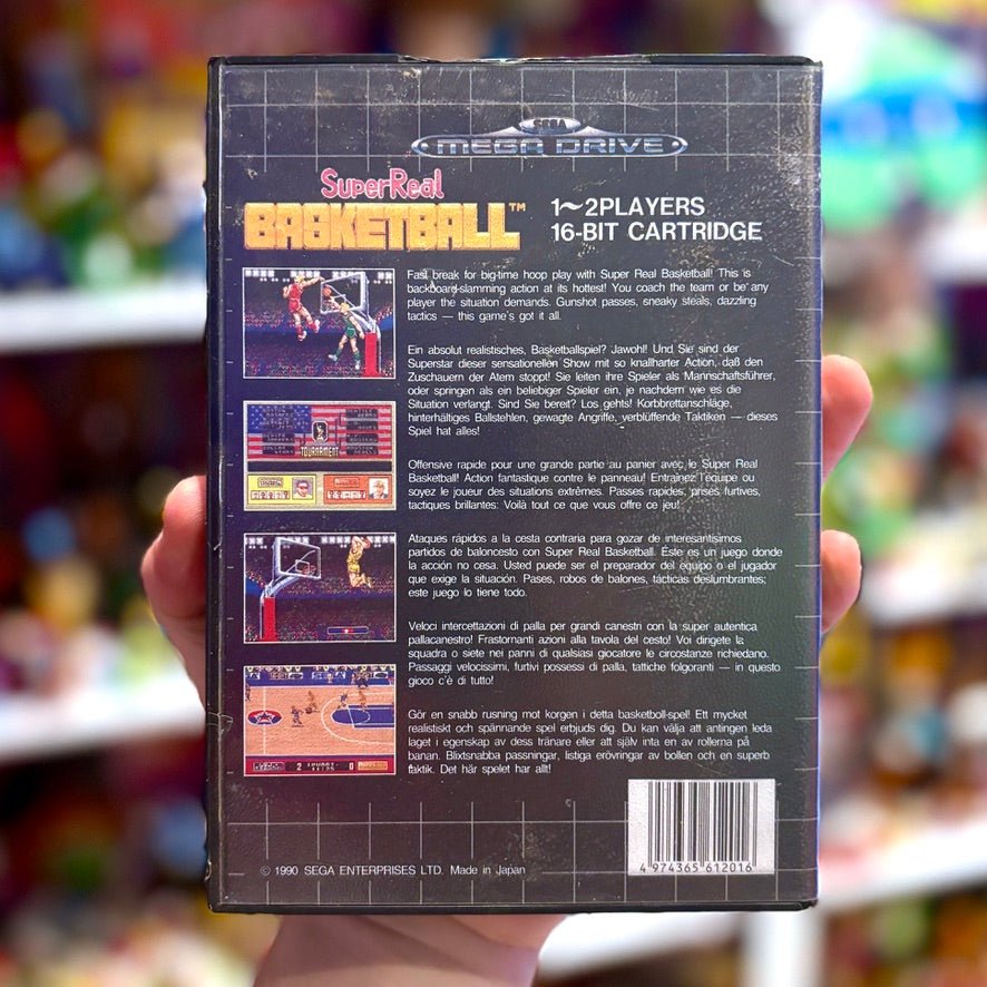 Super Real Basketball (Sega Mega Drive) - PopCultGang