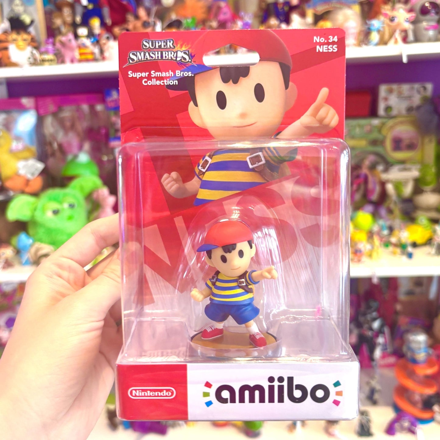 Super Smash Bros - Earthbound: Ness Amiibo Figure (Nintendo) - PopCultGang