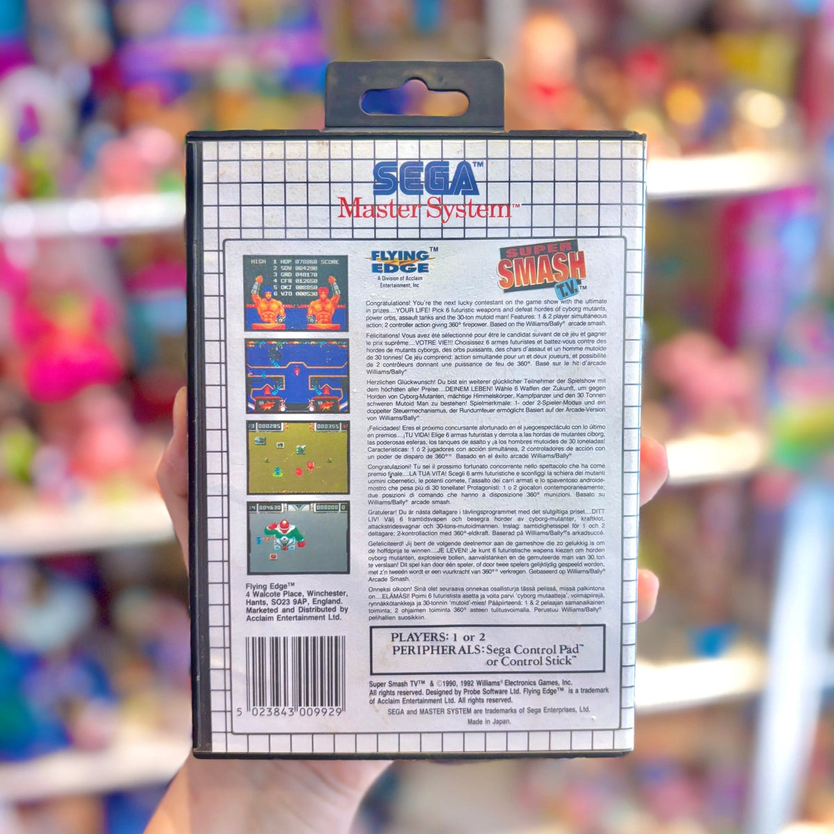 Super Smash TV (Sega Master System) - PopCultGang