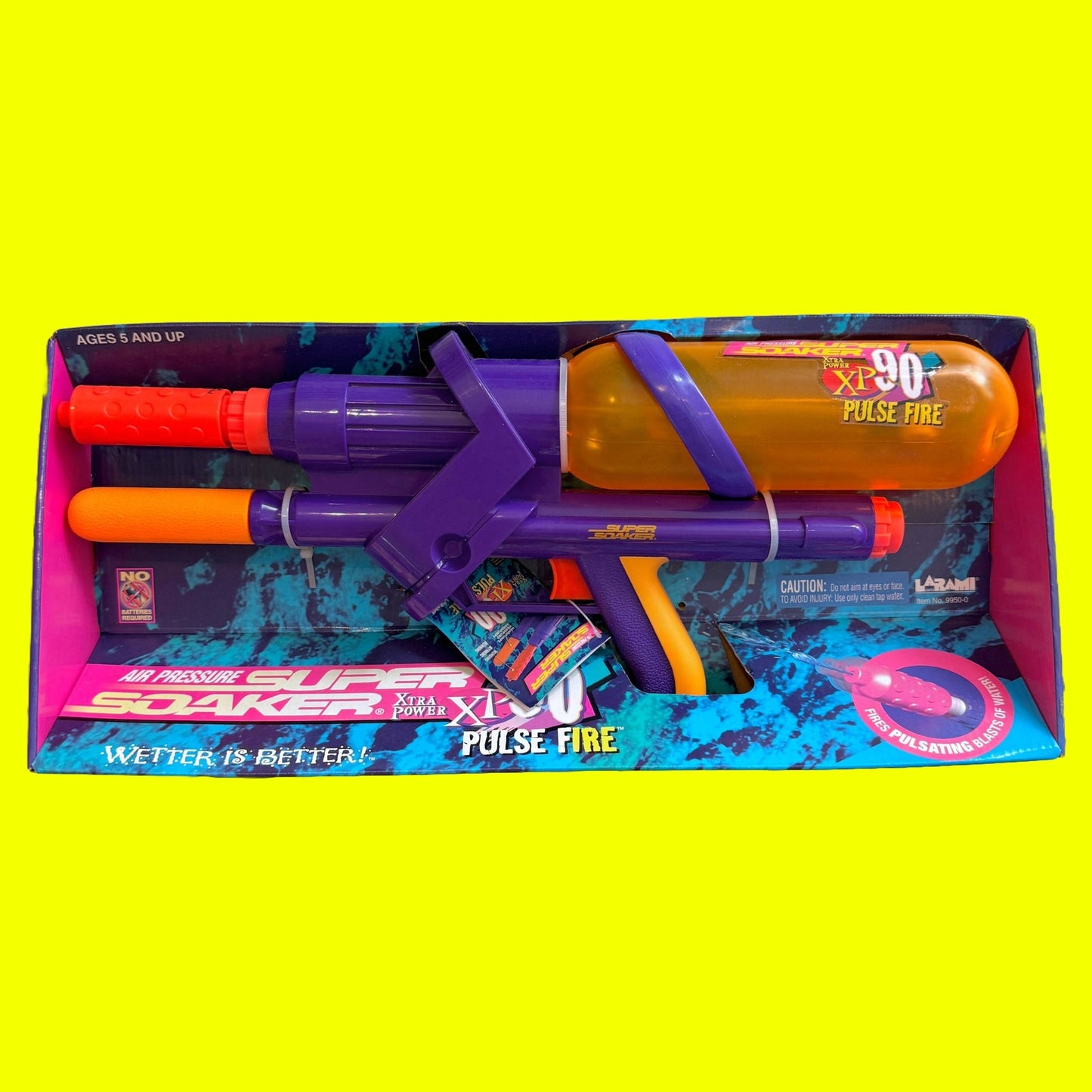 Super Soaker XP90 Pulse Fire Rifle (NIB, Larami, 90s) - PopCultGang