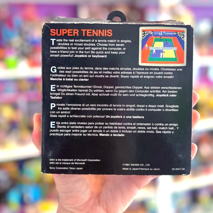 Super Tennis (MSX) - PopCultGang