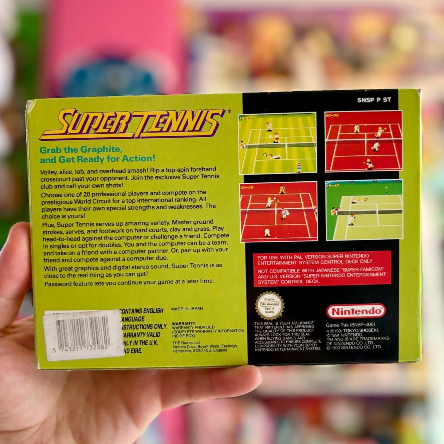 Super Tennis (SNES, CIB) - PopCultGang