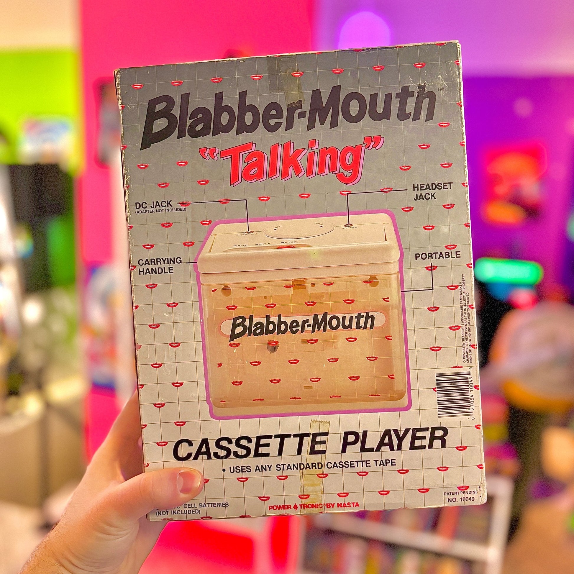 Talking Blabber Mouth Casette Player (in box, 1986) - PopCultGang